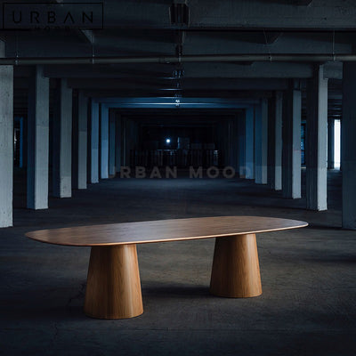 NETAL Modern Solid Wood Dining Table