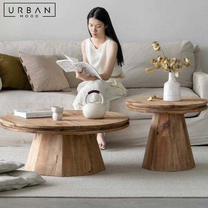 NEURO Vintage Solid Wood Coffee Table