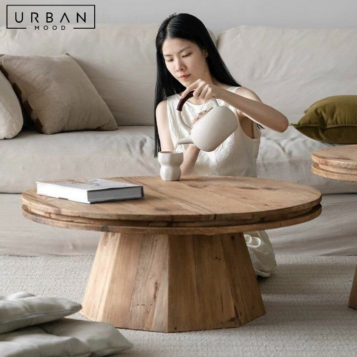 NEURO Vintage Solid Wood Coffee Table