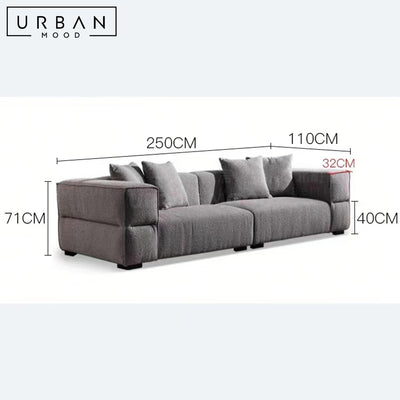 NEXUS Modern Boucle Sofa
