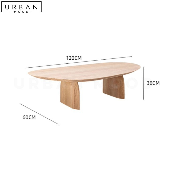 NERON Modern Solid Wood Coffee Table