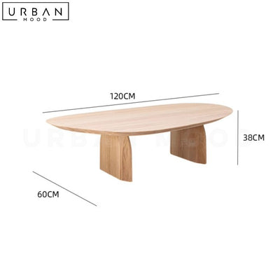 NERON Modern Solid Wood Coffee Table