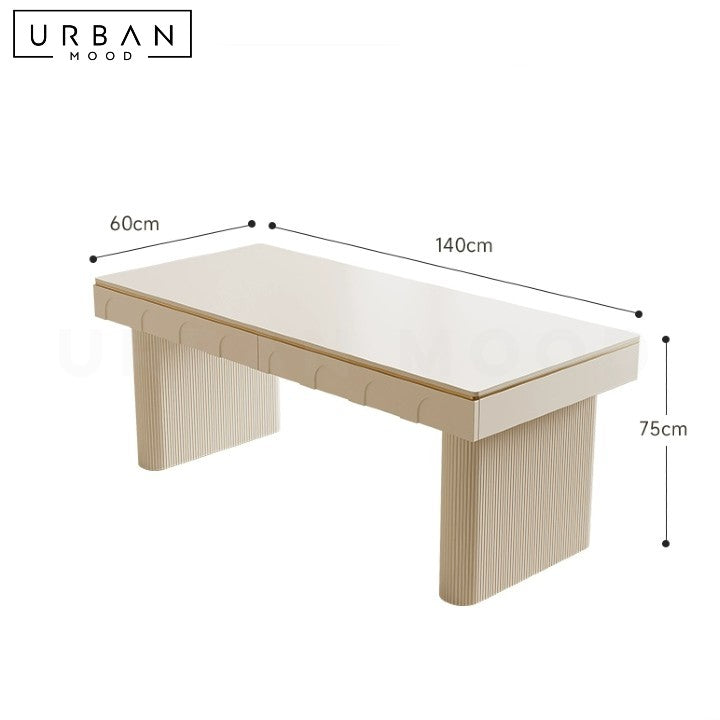 GOZI Modern Sintered Stone Study Table