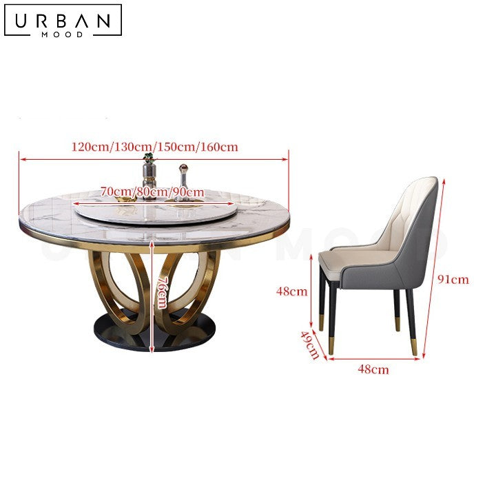 NICOLAS Modern Marble Dining Table