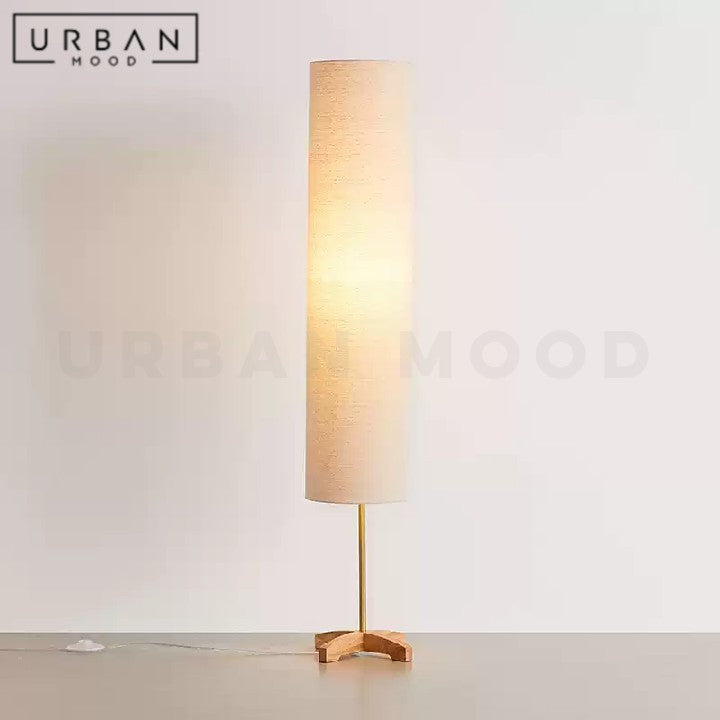 NIKOLIC Japanese Solid Wood Floor Lamp