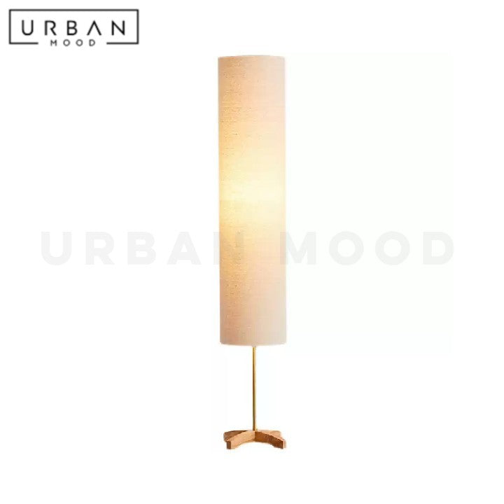 NIKOLIC Japanese Solid Wood Floor Lamp