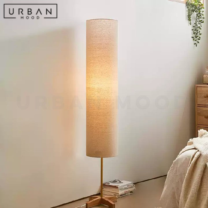 NIKOLIC Japanese Solid Wood Floor Lamp