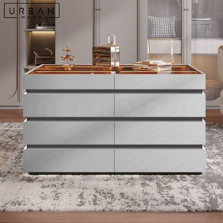 NIKOU Modern LED Closet Island