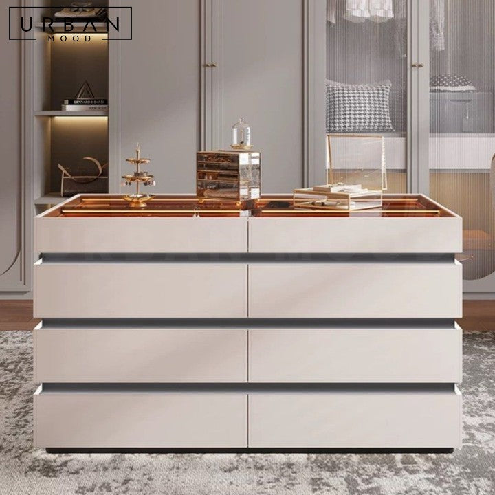 NIKOU Modern LED Closet Island