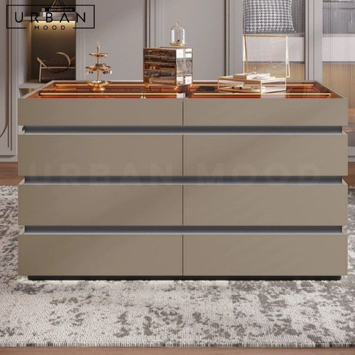 NIKOU Modern LED Closet Island