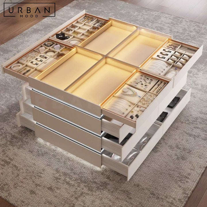 NIKOU Modern LED Closet Island