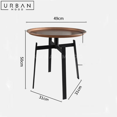 NINO Modern Round Side Table