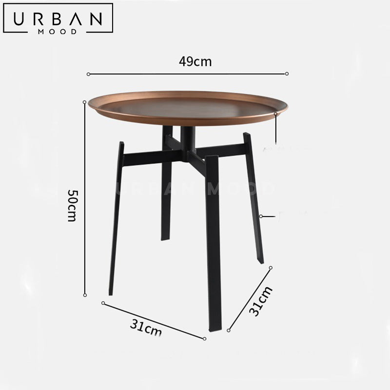 NINO Modern Round Side Table