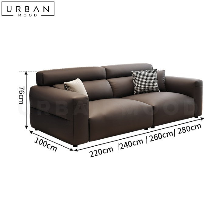 NINON Modern Leathaire Sofa