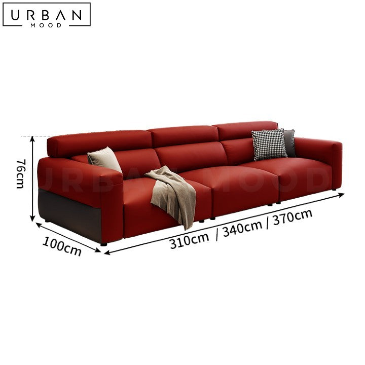 NINON Modern Leathaire Sofa