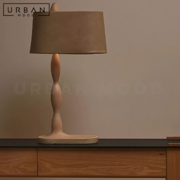 KOSI Wabi Sabi Solid Wood Floor Lamp