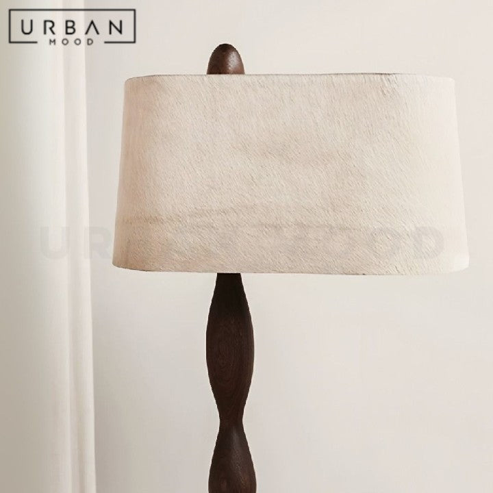 KOSI Wabi Sabi Solid Wood Floor Lamp