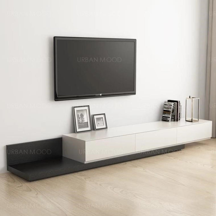 (Ready To Ship) NOEL Modern Japanese Style Wooden TV Console