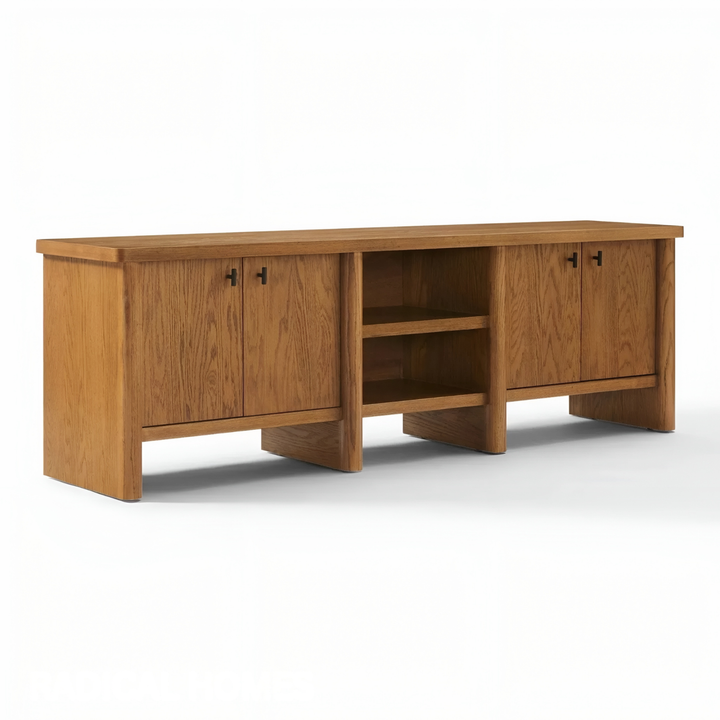 NOIREL Vintage Solid Wood TV Console - Urban Mood Singapore