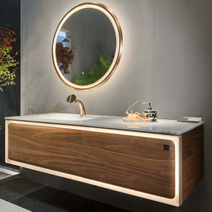 NOIRVALE Modern Marble Bathroom Vanity Sink - Urban Mood Singapore