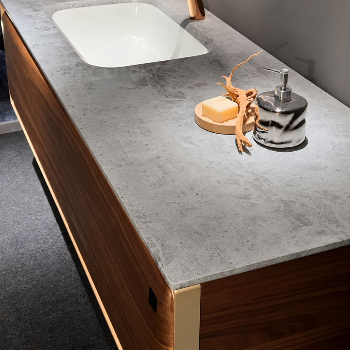 NOIRVALE Modern Marble Bathroom Vanity Sink - Urban Mood Singapore