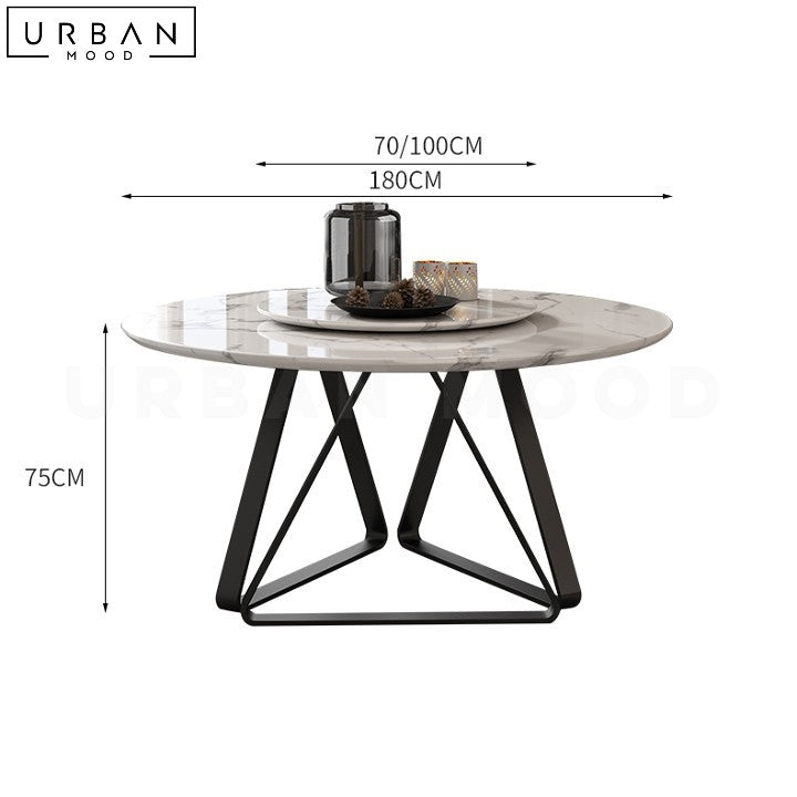 NOSTON Modern Sintered Stone Dining Table