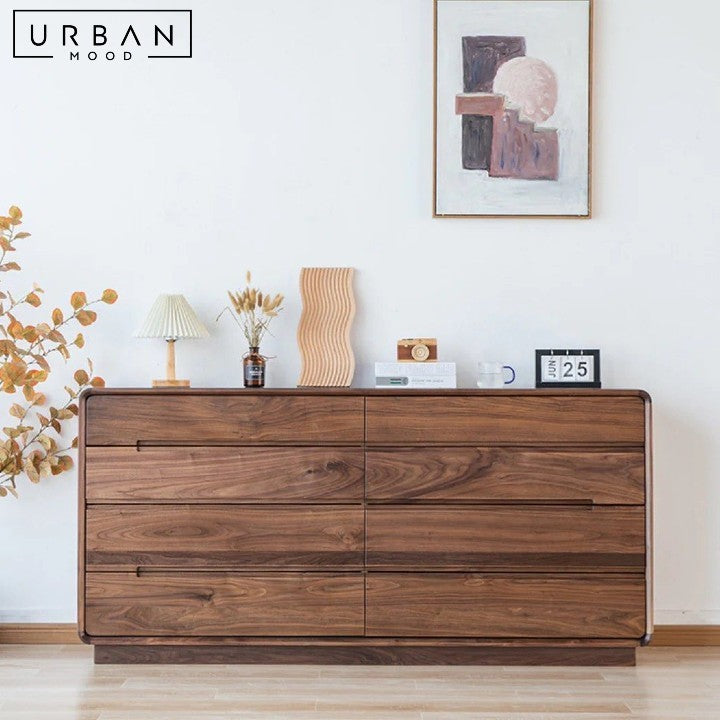 NURMI Modern Solid Wood Chest of Drawers – Urban Mood
