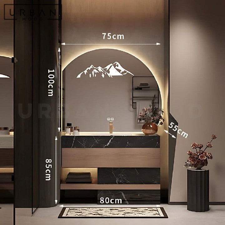 NUANCE Modern Bathroom Mirror & Cabinet