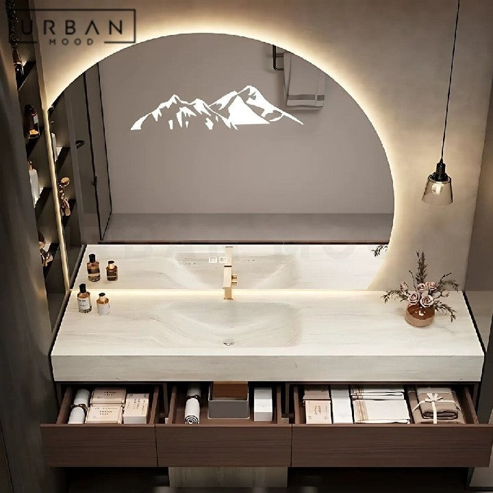 NUANCE Modern Bathroom Mirror & Cabinet