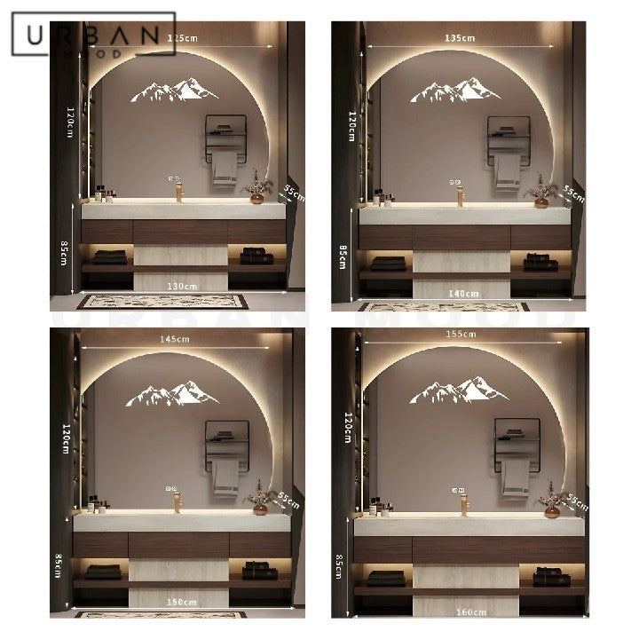 NUANCE Modern Bathroom Mirror & Cabinet