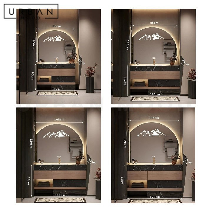 NUANCE Modern Bathroom Mirror & Cabinet
