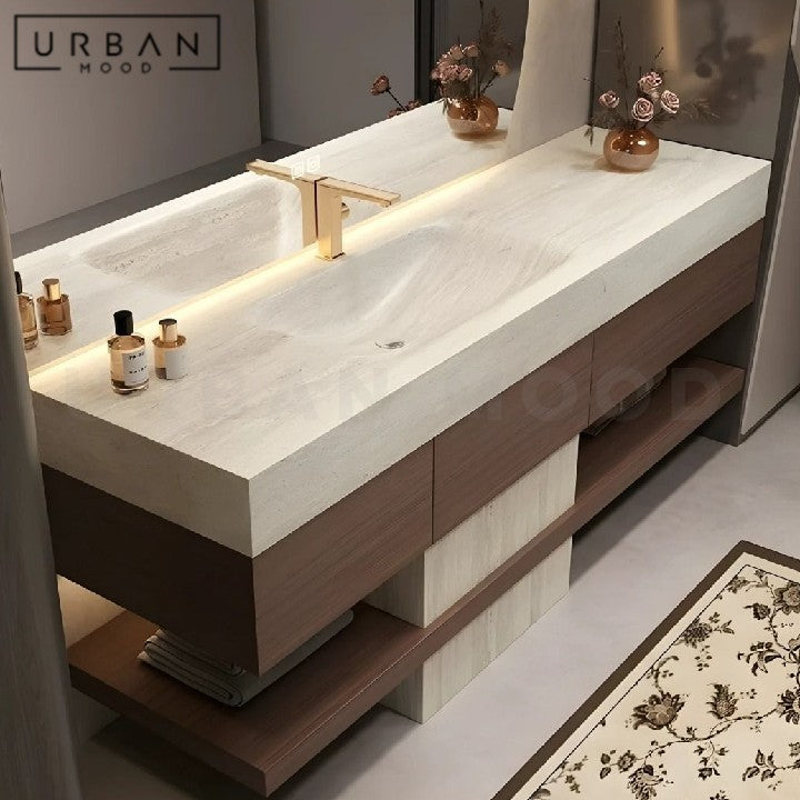 NUANCE Modern Bathroom Mirror & Cabinet