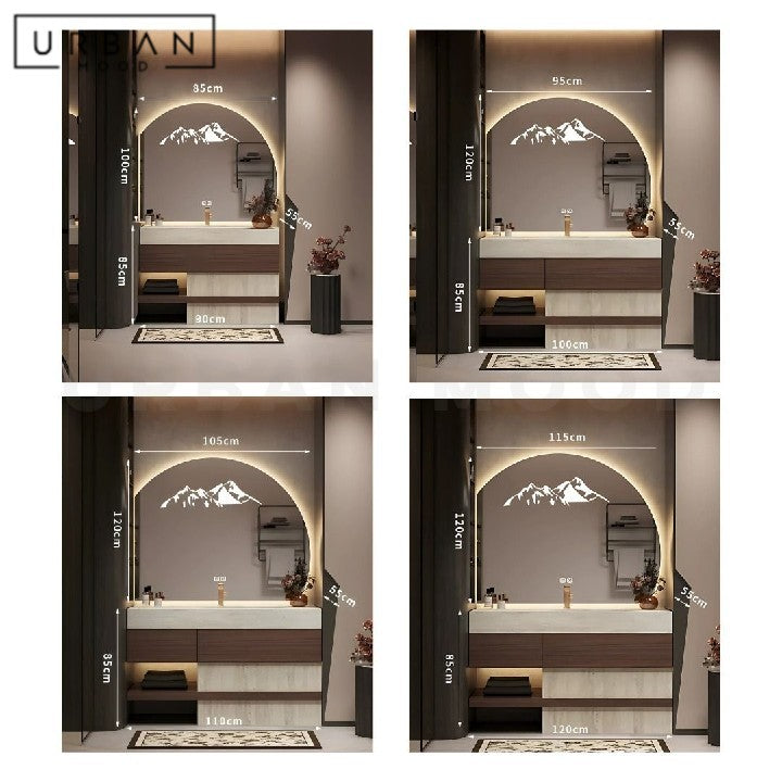 NUANCE Modern Bathroom Mirror & Cabinet