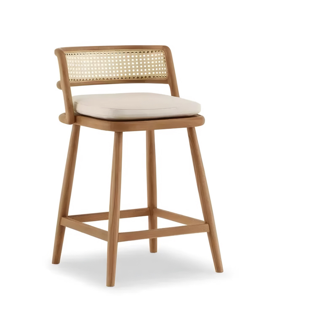 NYMO Farmhouse Rattan Bar Chair - Urban Mood Singapore
