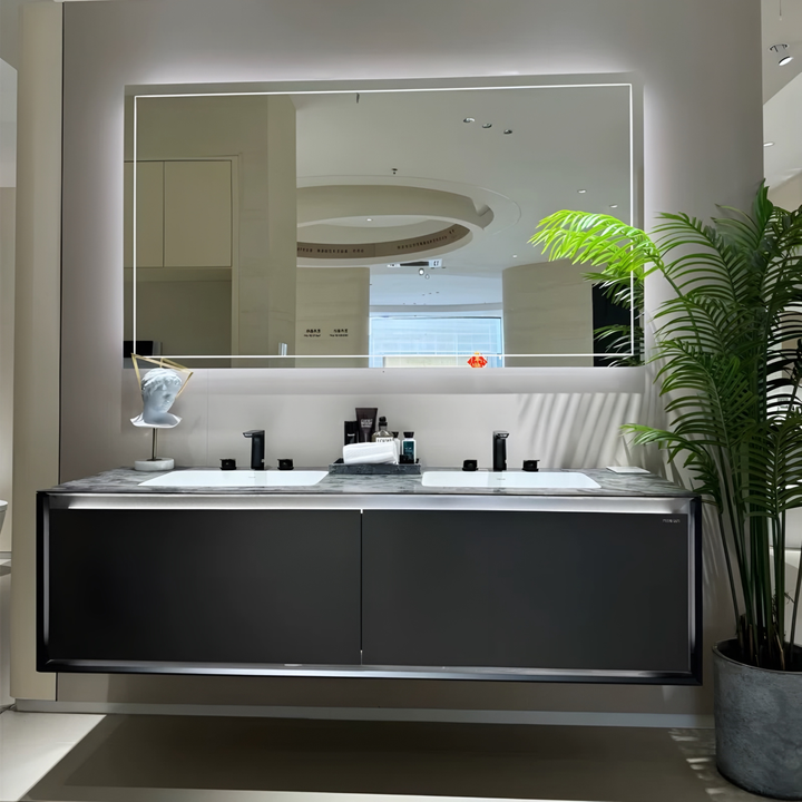 NYVORA Modern Dual-Sink Bathroom Vanity - Urban Mood Singapore