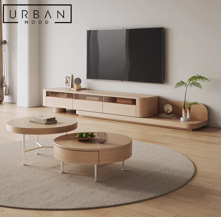 NARA Japandi Extendable TV Console – Urban Mood