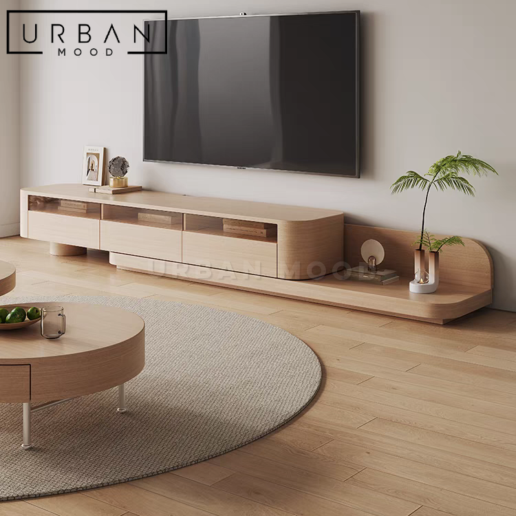 NARA Japandi Extendable TV Console – Urban Mood