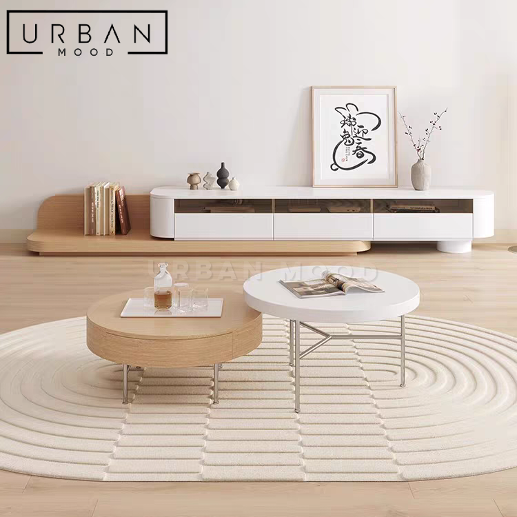 NARA Japandi Extendable TV Console Urban Mood