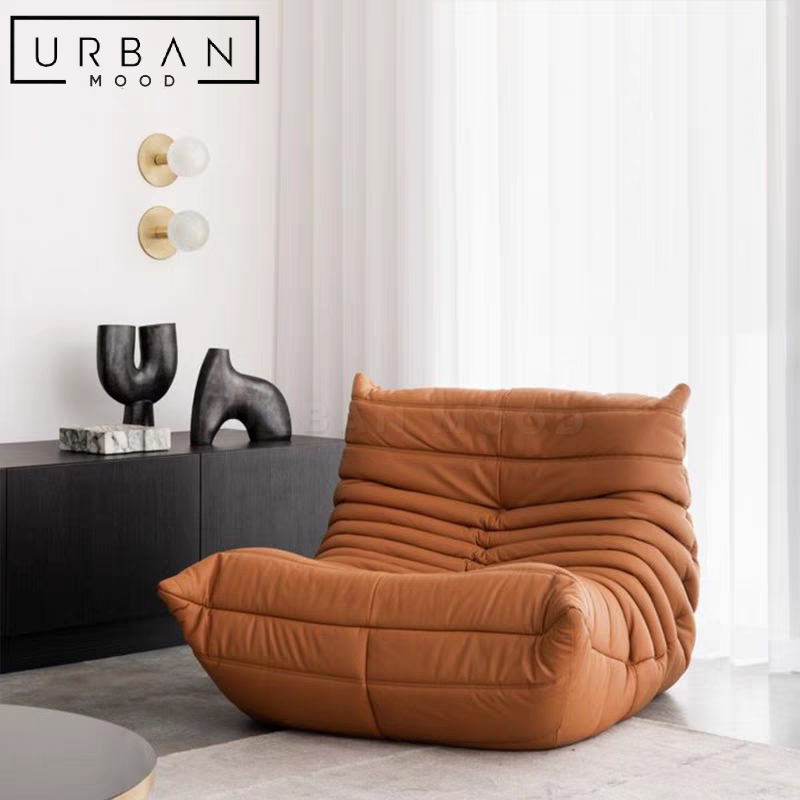 NIMBOS Modern Suede Lounge Chair