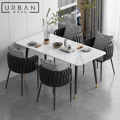 NOIR Modern Sintered Dining Table & Chairs
