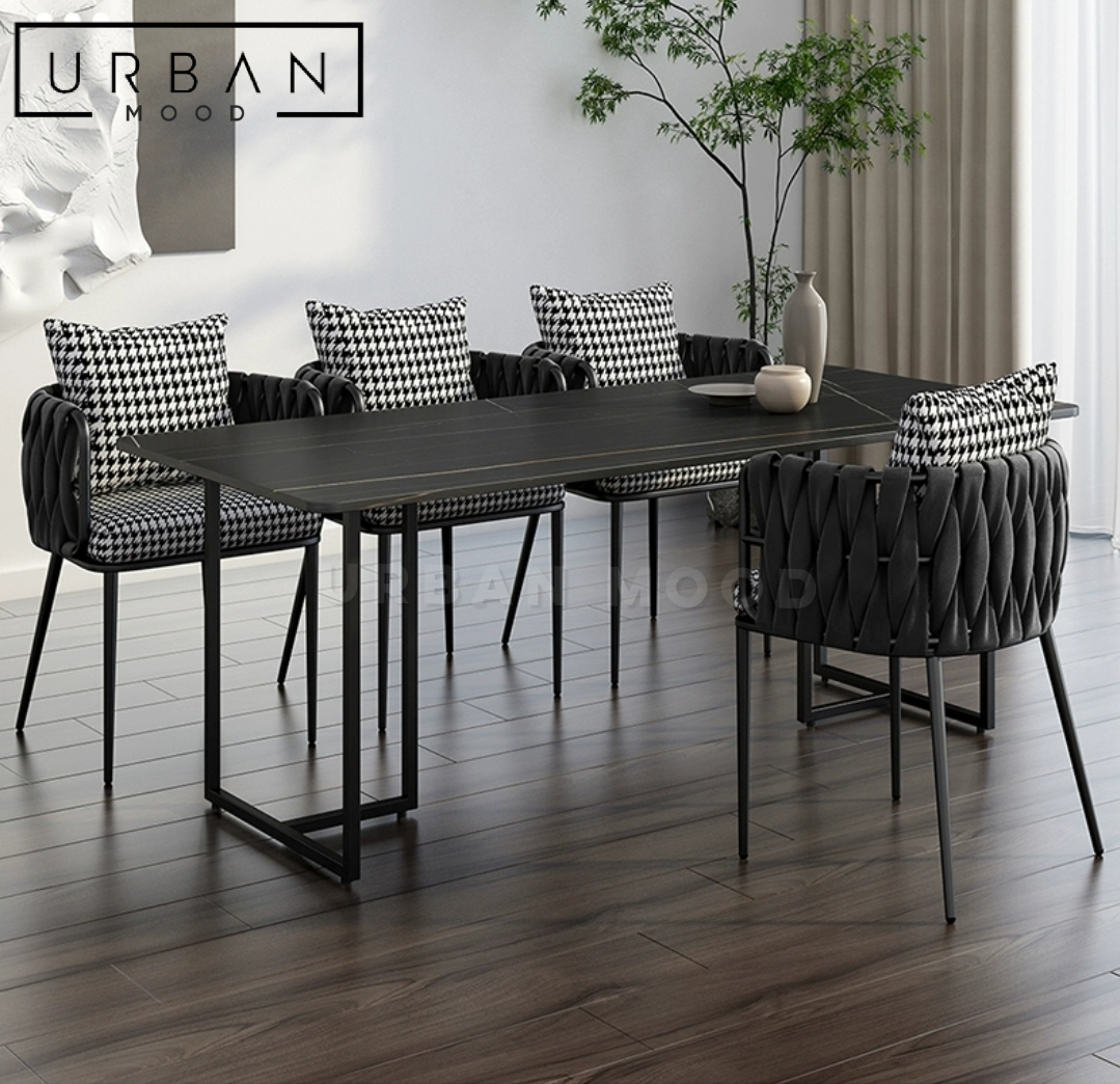 NOIR Modern Sintered Dining Table & Chairs