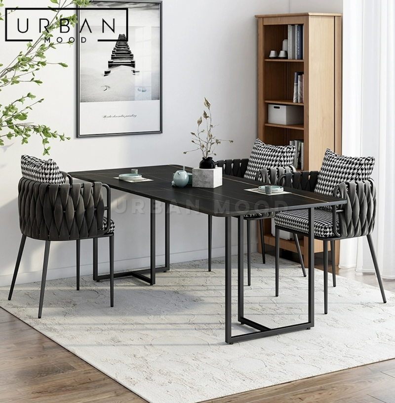 NOIR Modern Sintered Dining Table & Chairs