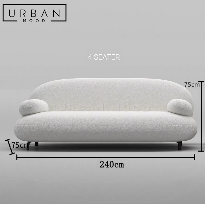 NOUS Modern Boucle Sofa