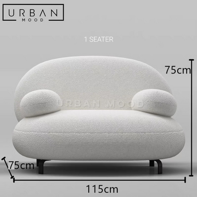 NOUS Modern Boucle Sofa