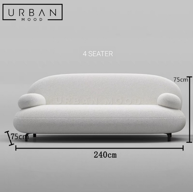 NOUS Modern Boucle Sofa