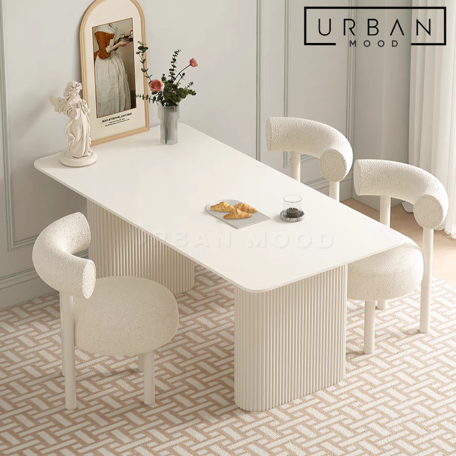 NYRA Minimalist Sintered Stone Dining Table