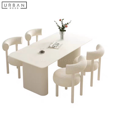 NYRA Minimalist Sintered Stone Dining Table