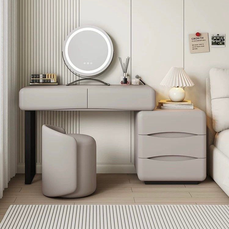 OAKLEN Modern Leather Vanity Table - Urban Mood Singapore