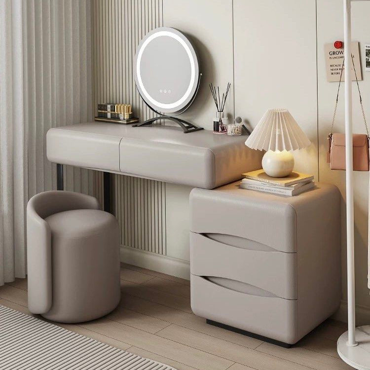 OAKLEN Modern Leather Vanity Table - Urban Mood Singapore