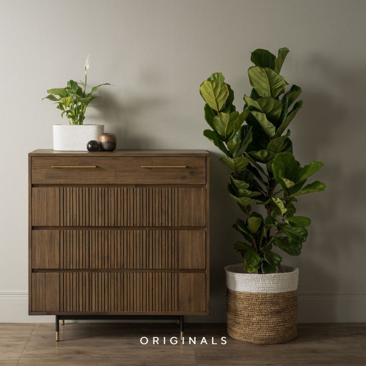 ODGAARD Modern Solid Wood Tall Dresser